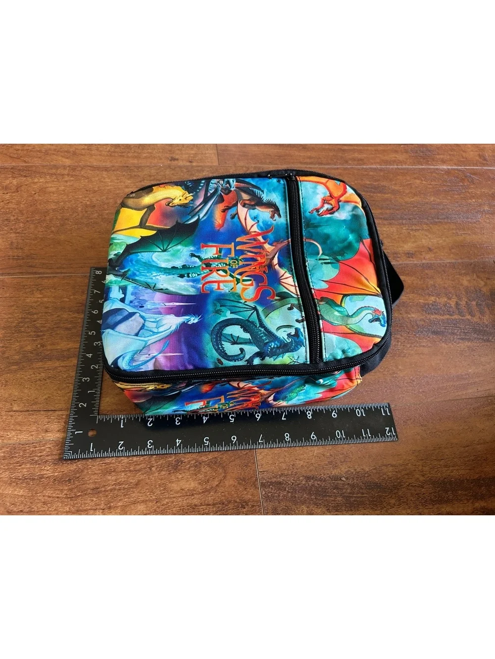 Wings of Fire Themed Kids Lunch Bag with Dragons Design
